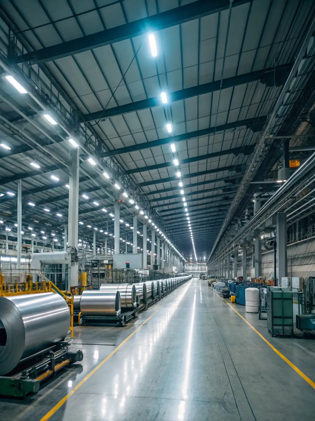 A modern supplement manufacturing facility with advanced machinery and quality control processes, highlighting the production capabilities of Starplus Vitamins.